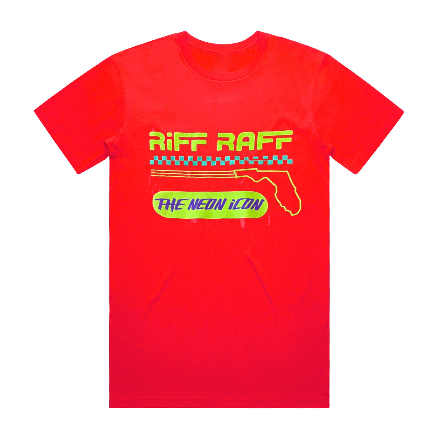 RiFF RAFF - THE NEON ICON TEE (RED)
