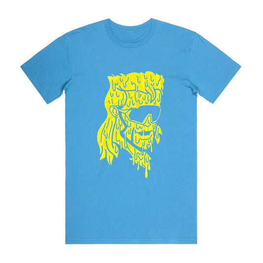 RiFF RAFF - FACE DRIP TEE (TURQUOISE)