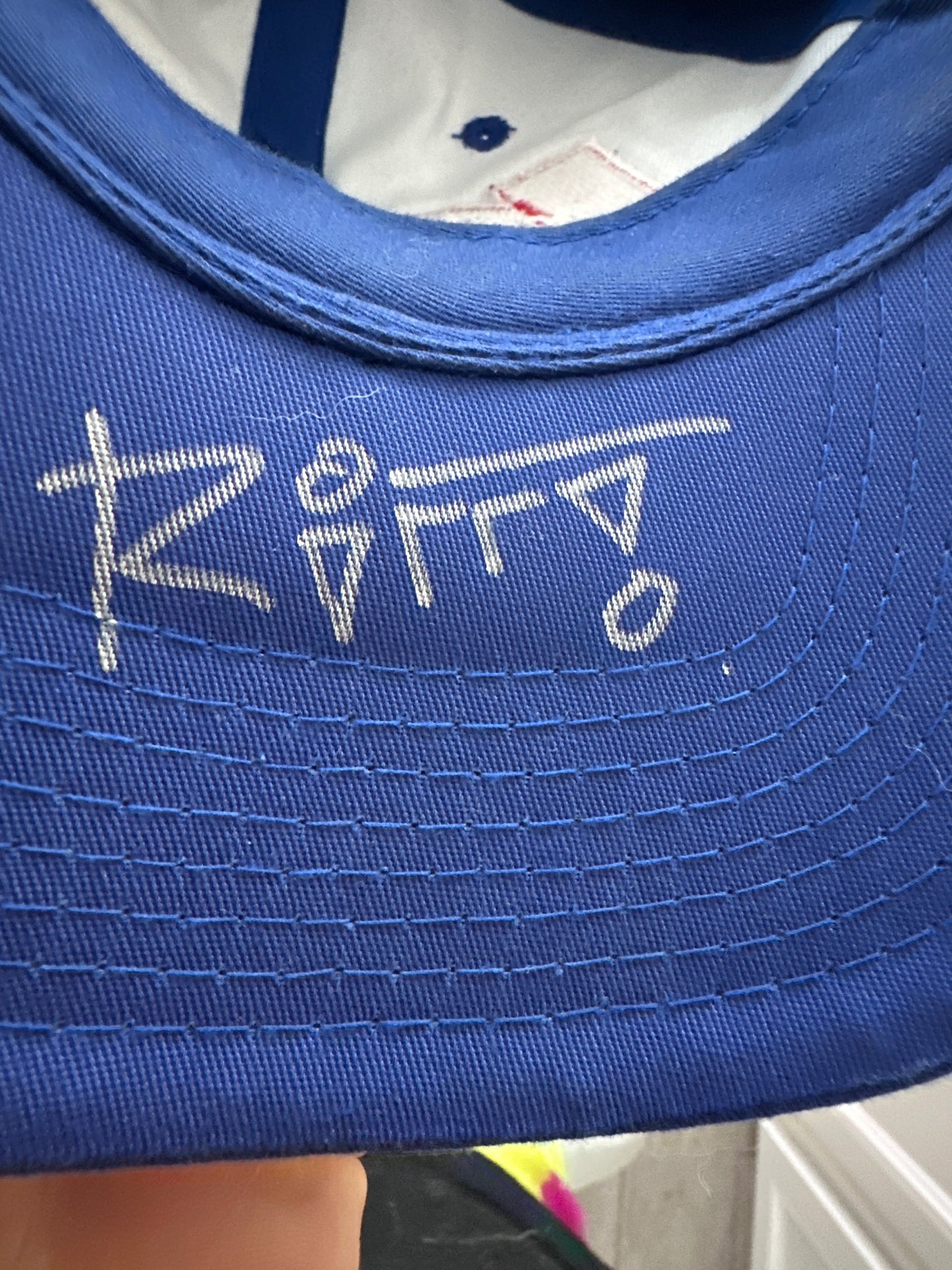 Kmart Racing Hat 🧢 from Houses Way in Katy video shoot (Autographed ✍️)