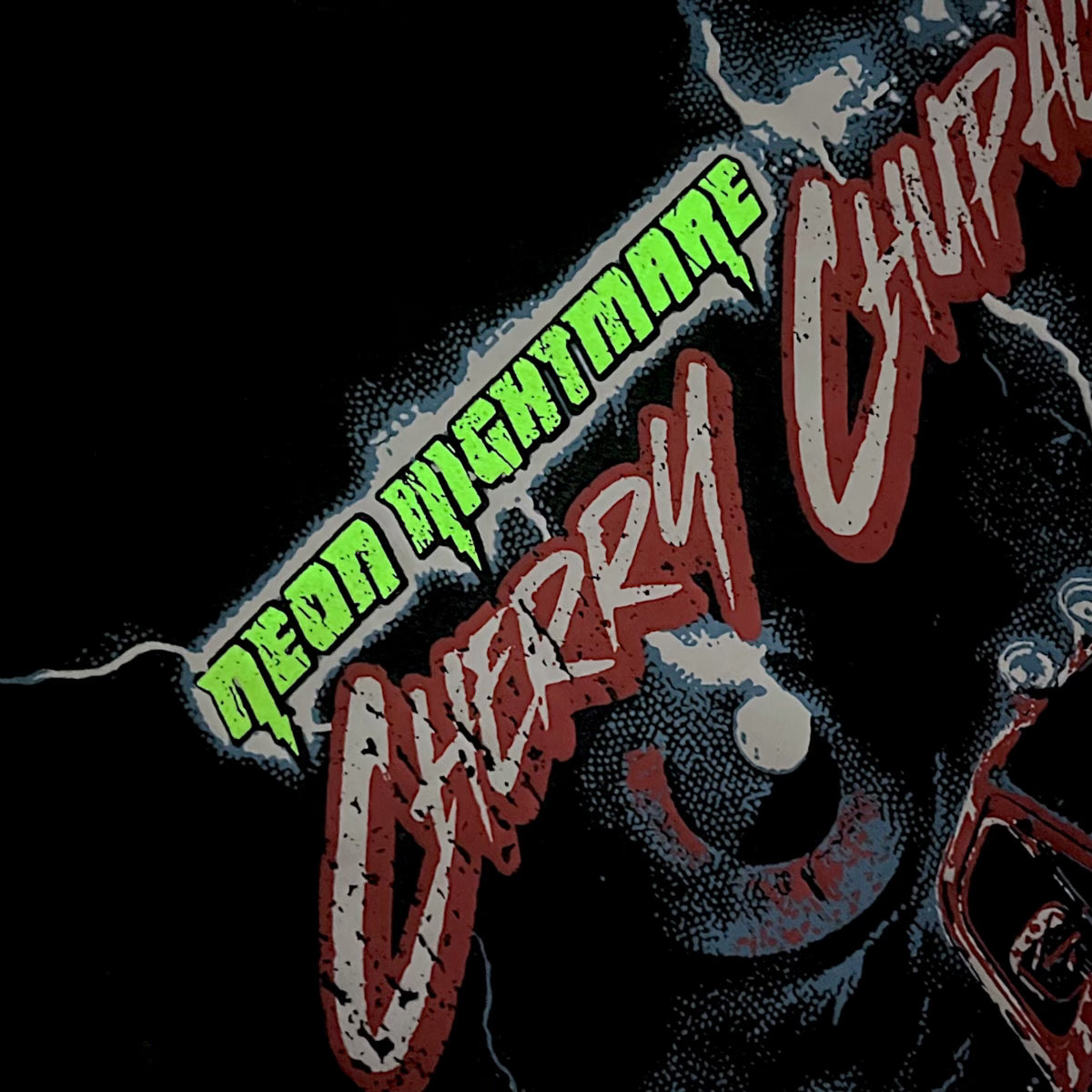 RiFF RAFF x CREEPS ©️ Cherry Chupacabra Neon Nightmare Monster Truck Shirt 🧪GLOW iN THE DARK🧪