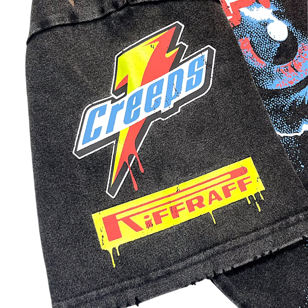 RiFF RAFF x CREEPS ©️ Cherry Chupacabra Neon Nightmare Monster Truck Shirt 🧪GLOW iN THE DARK🧪