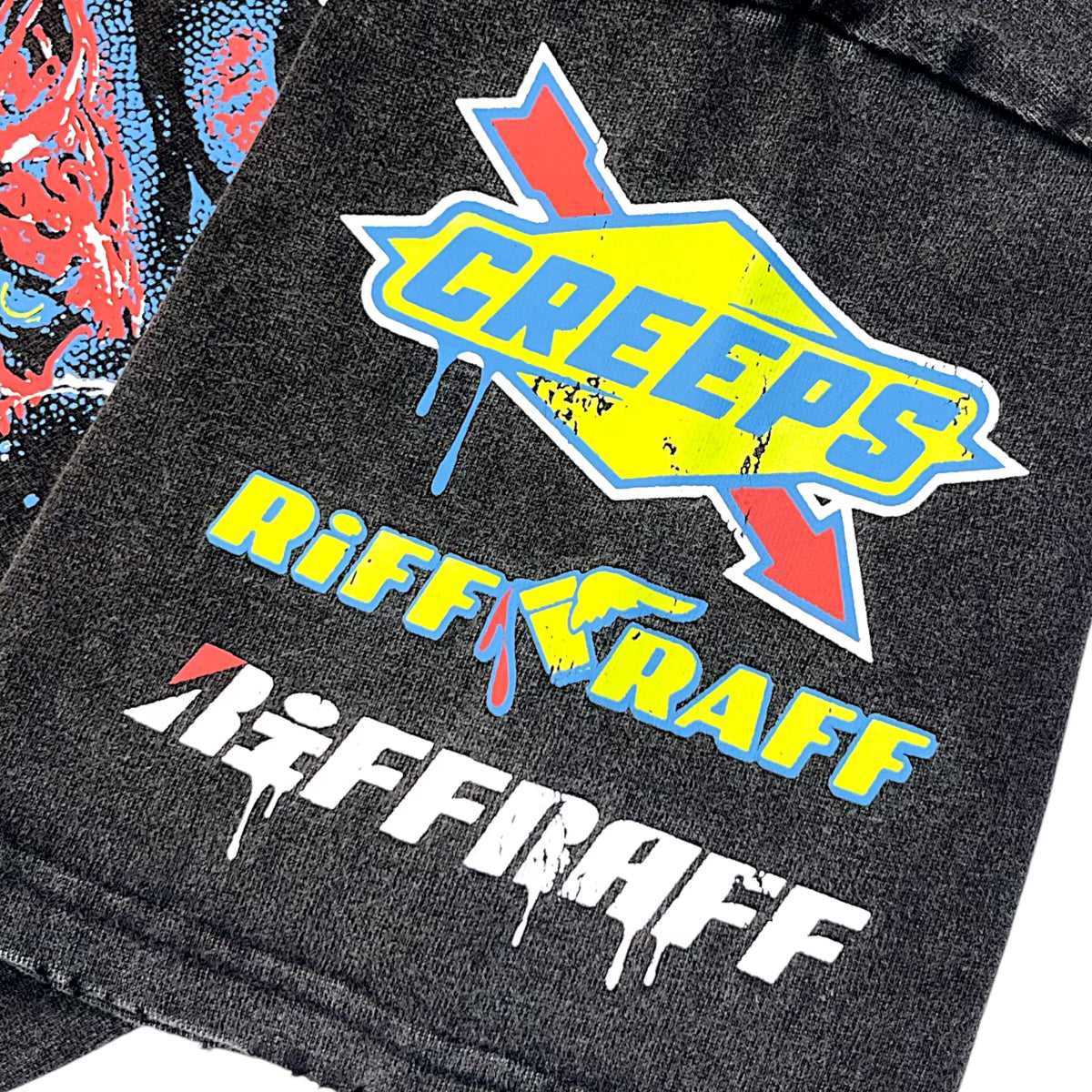 RiFF RAFF x CREEPS ©️ Cherry Chupacabra Neon Nightmare Monster Truck Shirt 🧪GLOW iN THE DARK🧪
