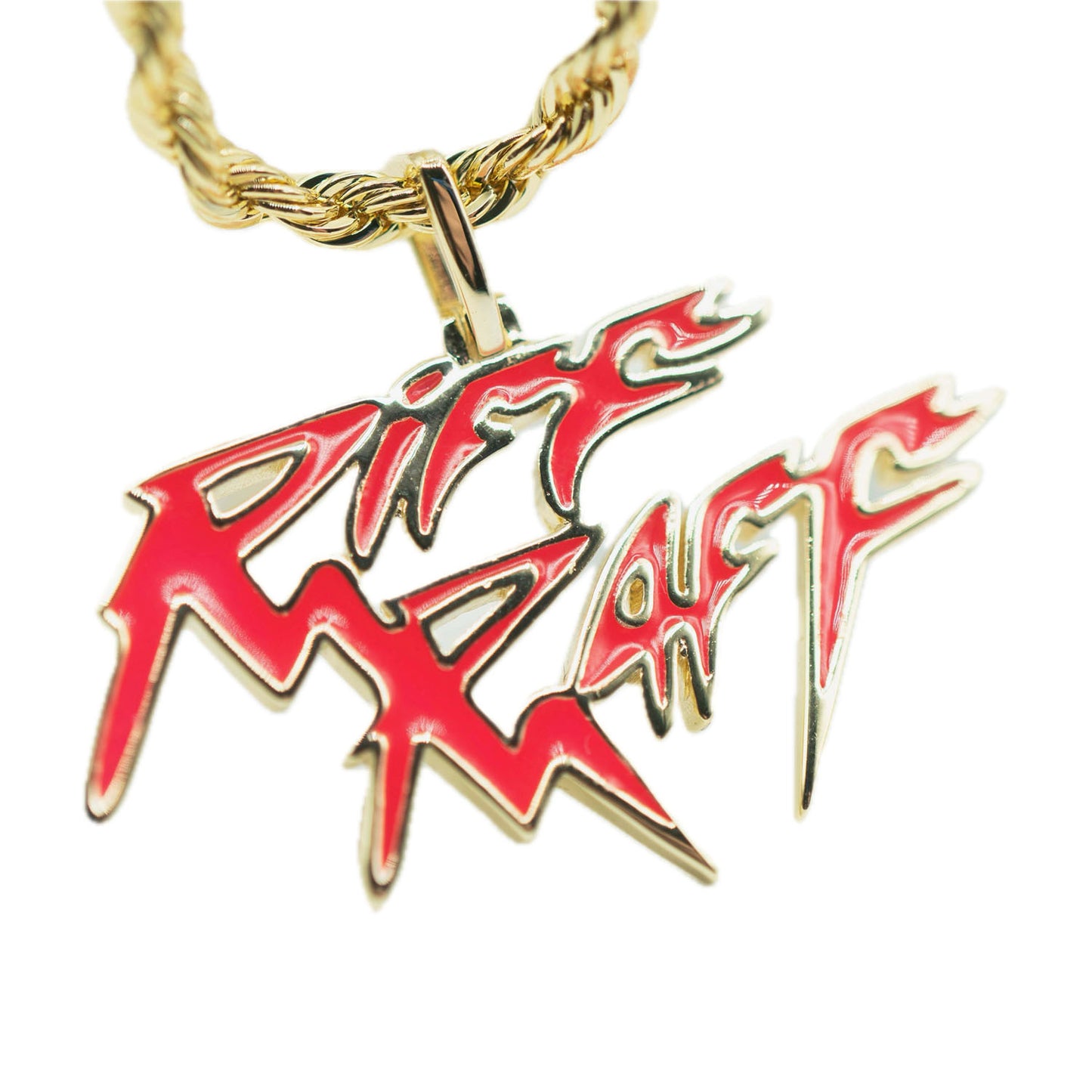 iCONiC RiFF RAFF GLOW iN THE DARK CHAIN & PENDANT