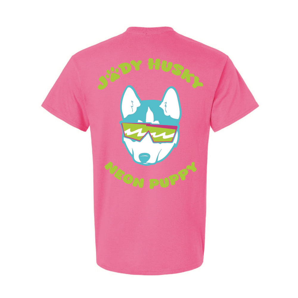 JODY HUSKY NEON PUPPY T-Shirt