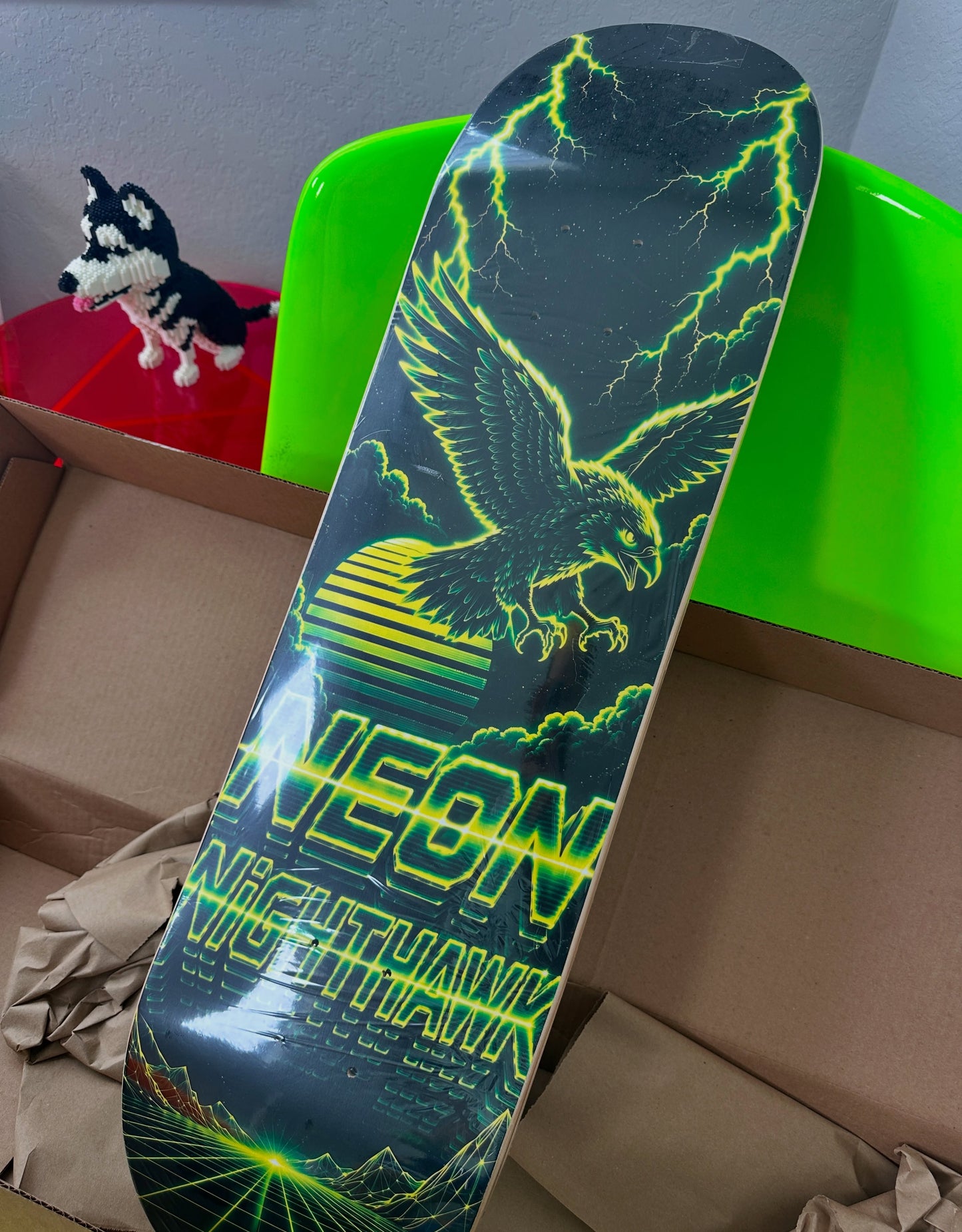 NEON NiGHTHAWK SKATEBOARD DECK