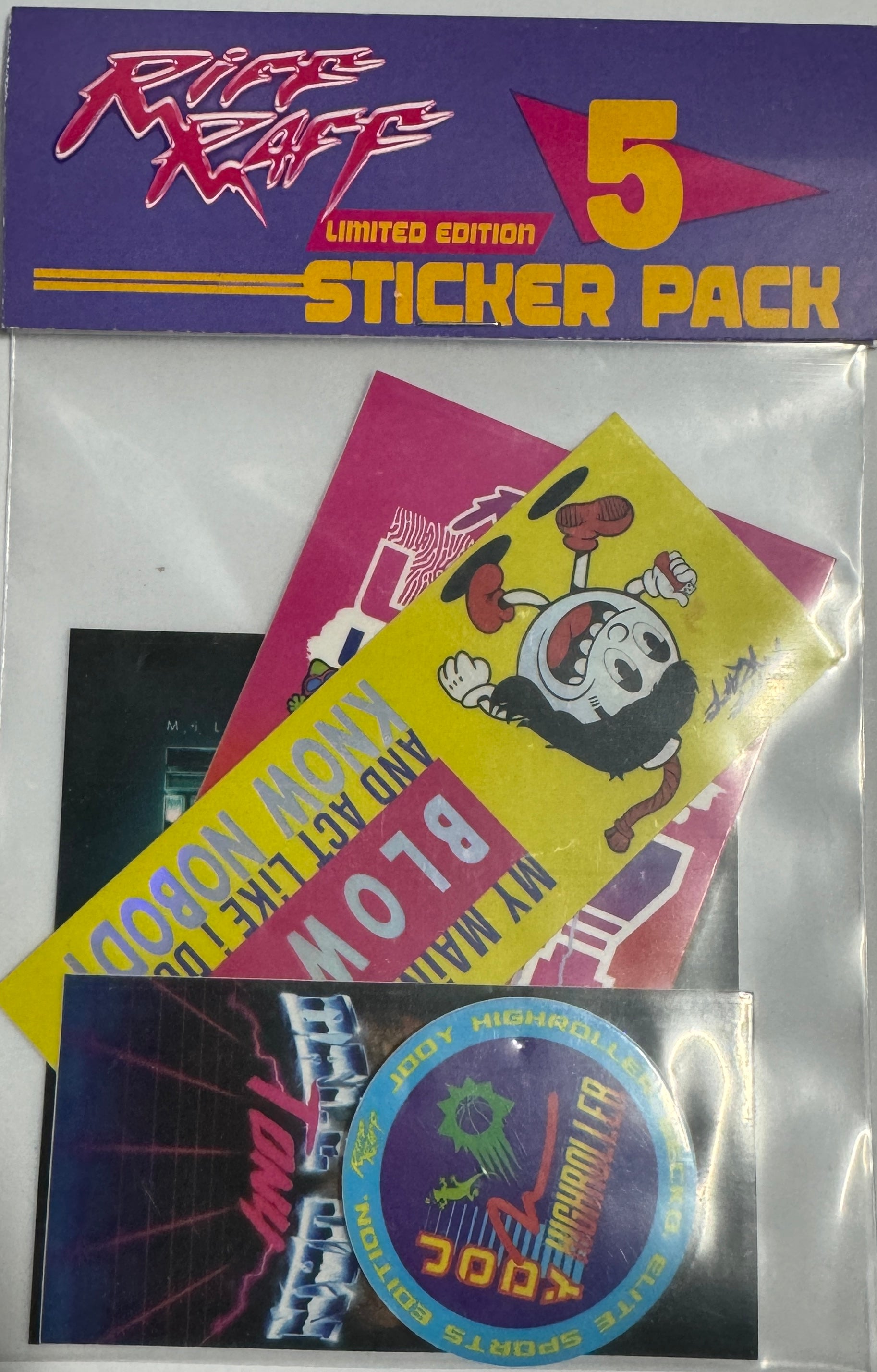 Reefruff Sticker RiFF RAFF / JODY HiGHROLLER – DALE DAN TONY