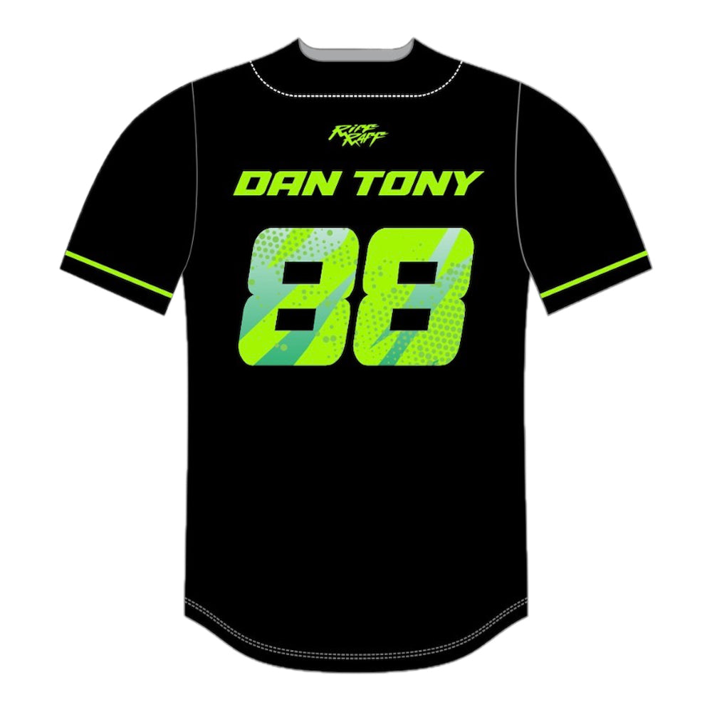 NEON PYTHON BASEBALL JERSEY
