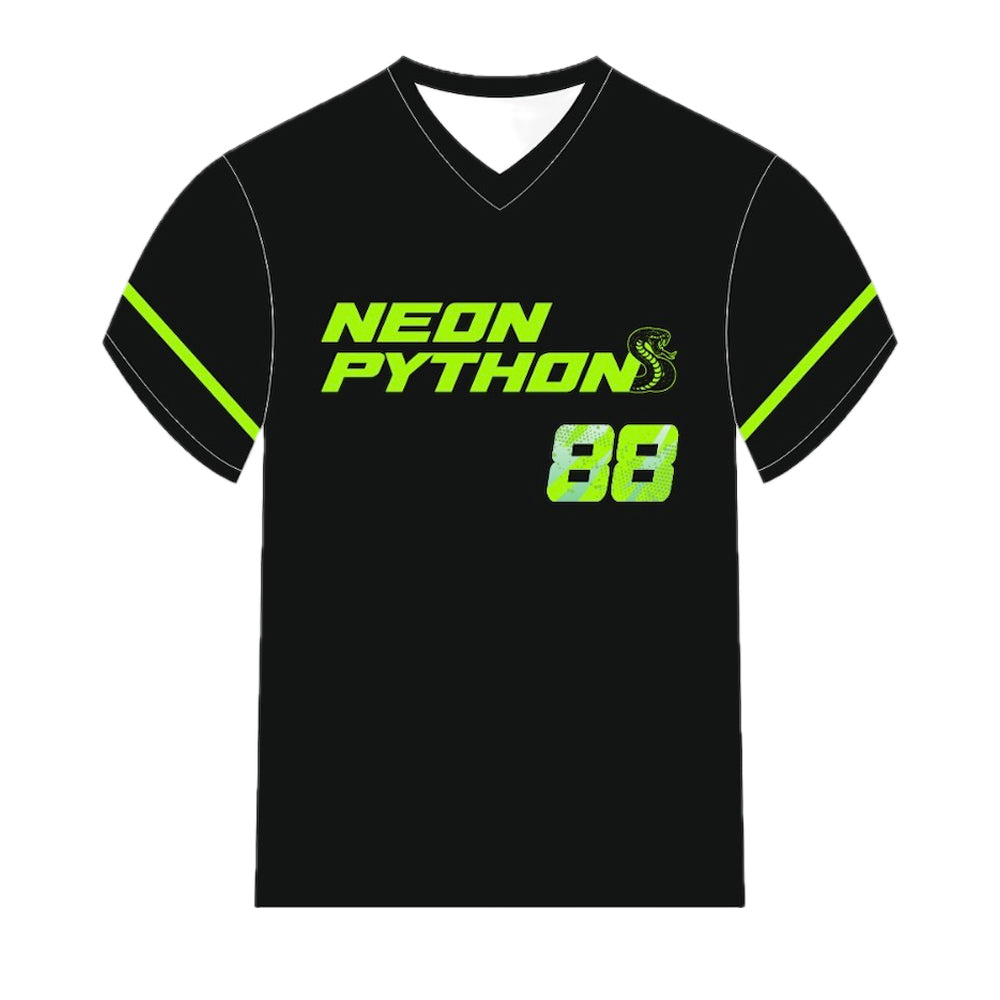 NEON PYTHON BASEBALL JERSEY
