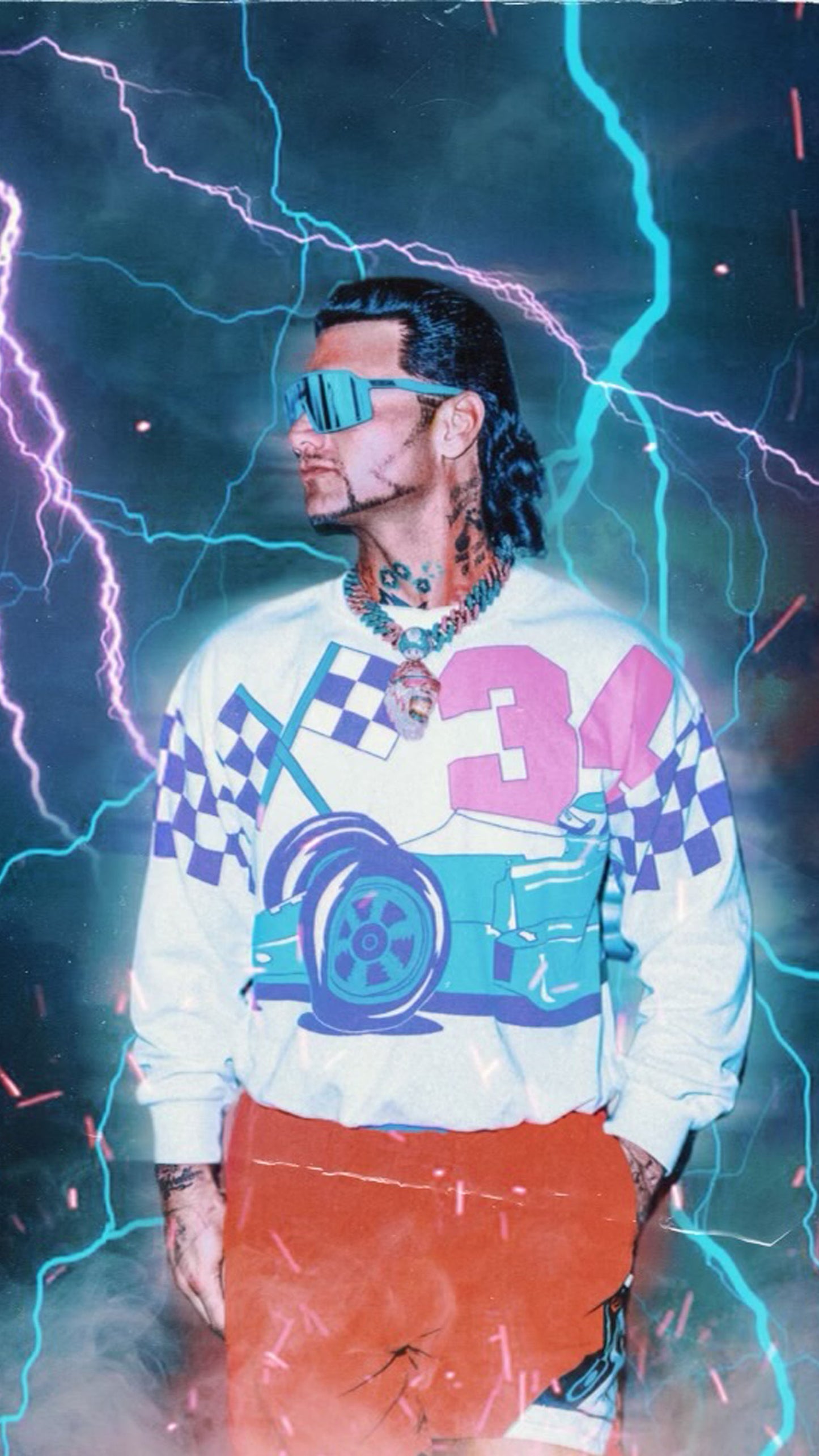 SiGNED RiFF RAFF PICS 8x10