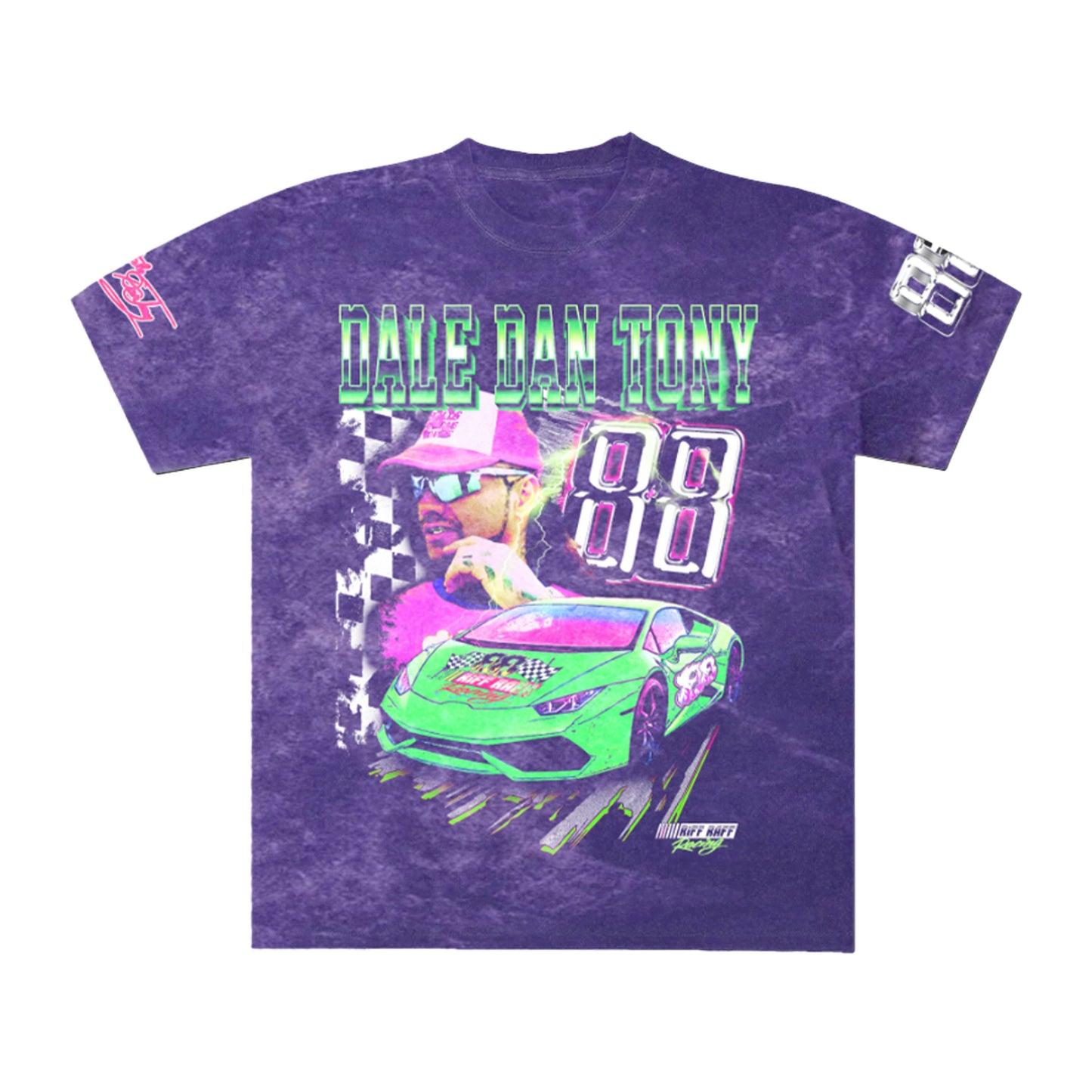 DALE DAN TONY 88 RACiNG TEE (PURPLE) X SZECHUAN MARKET COLLAB